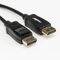 Rocstor 10 ft DisplayPort 1.2 Cable M/M - 4K2K (3840x2160) 60Hz Resolution - Gold Plated - Black, Part# Y10C236-B1