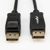 Rocstor 15 ft DisplayPort 1.2 Cable M/M - 4K2K (3840x2160) 60Hz Resolution - Gold Plated - Black, Part# Y10C238-B1