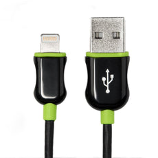 Rocstor Premium 6 ft./2 m. Black Lightning to USB Charge Sync Cable, Part# Y10C259-B1