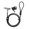 Rocbolt® C22 Slim Keyed Lock for Laptops & Devices – Compatible with All Kensington® 3 to 7mm Keying Systems – Cleat™ Lock Slot System – 6′ Carbon Steel Cable – Includes 2 Keys, Part# Y1RB003-B1