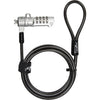 Rocbolt C23 Combination Laptop Slim Security Cable - Resettable - 4 Digital Combination Lock - Galvanized Carbon Steel - 6 ft (1.83M), Part# Y1RB005-B1