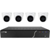 SPECO 4Ch H.265 NVR with 4 Outdoor IR 5MP IP Cameras, 2.8mm fixed lens- KIT, Part# ZIPK4T2