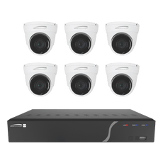 Speco ZIPK8TA, 8Ch H.265 NVR with 5 Outdoor IR 5MP IP Cameras and 1 4K AI camera, 2.8mm fixed lens, 2TB- KIT