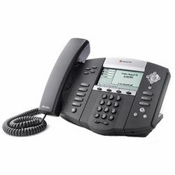 Polycom 2200-12550-001 SoundPoint IP 550 4-Line SIP Desktop Phone with Power Supply and HD Voice, Stock# 2200-12550-001