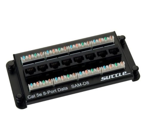 Suttle SAM-D8 8 port CAT5e Data/Voice Module – Telecom Creations