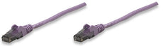 INTELLINET/Manhattan 393171 Network Cable, Cat6, UTP 25 ft. (7.5 m), Purple (10 Packs), Stock# 393171