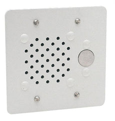 Valcom Vandal-Proof Intercom Doorplate Speaker Talkback, Flush, Stock# V-1073