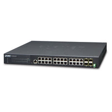 Planet Industrial 24-Port 10/100/1000T + 4 1000X SFP Layer 3 Managed Switch (-40~75 degrees C), Stock# PN-IGS-6330-24T4S