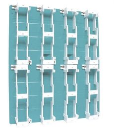 Suttle 400-pair Capacity Backboard w/ Brackets - Blue