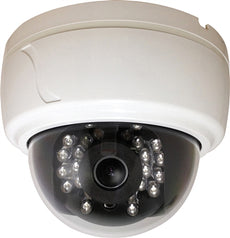 Speco CLED30D7W High Resolution Color Indoor Dome Cameras with Built-In IR LEDs, 3.6mm, White Housing, Stock# CLED30D7W