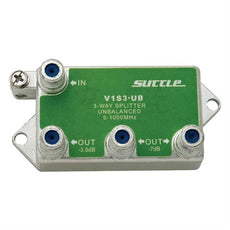 Suttle Vertical 1GHz Unbalanced 3-way RF Splitter
