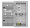 Suttle MXE-30E-3XM 30" MediaMAX Wiring Panel with Hinged Vented Cover, Shelf, Brackets, Tie Brackets and MXM-521 (Gateway Termination Module), Stock# MXE-30E-3XM