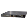 PLANET SGSW-24040 IPv6, 24-Port Gigabit Layer2/L4 Advance SNMP Manageable Switch + 4-Port Gigabit SFP,  trunking stack up to 16 Units, Stock# SGSW-24040