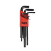 Klein Tools 9-Piece L-Style Ball-End Hex-Key Caddy Set - Metric Stock# BLMK10