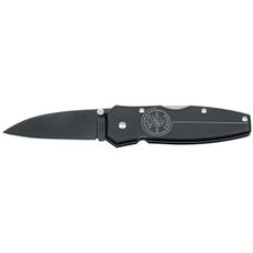 Black Lightweight Lockback Knife 2-1/4'', Stock# 44000-BLK