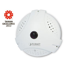 Planet 2 Mega-pixel Wireless Fisheye IP Camera, Part# PN-ICA-HM830W