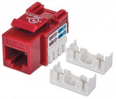 INTELLINET IKJ-C6U-PD-RE, Cat6 Keystone Jack RED, Stock# 210614