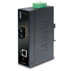 PLANET IGT-902S IP30 Industrial SNMP Manageable 10/100/1000Base-T to 1000Base-LX Gigabit Converter, Stock# IGT-902S