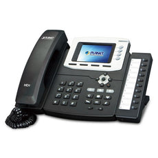 Planet Gigabit Color LCD HD PoE IP Phone (4-Line), Stock# PN-VIP-6040PT