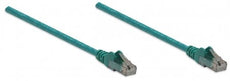 INTELLINET/Manhattan 342490 Network Cable, Cat6, UTP 7 ft. (2.0 m), Green (20 Packs), Stock# 342490
