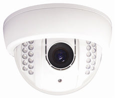 Speco CVC648IRVFHQW High Resolution Color Indoor Dome Cameras with Built-In IR 2.8-12mm lens - White Housing, Stock# CVC648IRVFHQW