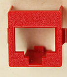 BEZEL, SPEEDSTAR (Red) 25 pcs, Part# STARBEZ-53