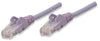 INTELLINET/Manhattan 453509 Network Cable, Cat5e, UTP 25 ft. (7.5 m), Purple (20 Packs), Stock# 453509