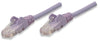 INTELLINET/Manhattan 453509 Network Cable, Cat5e, UTP 25 ft. (7.5 m), Purple (50 Packs), Stock# 453509