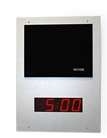 Valcom One-Way IP Flush Mt Spker w/Digital Clock ~ Stock# VIP-412-DF ~ NEW