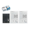 AiPhone C-123LW DUAL MASTER CHIME COM SET, 1 DOOR, 2 MASTERS, DAK-2S, Stock# C-123LW