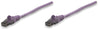 INTELLINET/Manhattan Network Cable, Cat6, UTP 3 ft. (1.0 m), Purple (10 Packs), Stock# 393126