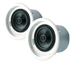 SPECO SP5NXCTUL 5" UL Listed Metal Backcan Speakers w/ 70V Transformer, Bracket Included, Pair, Stock# SP5NXCTUL