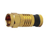 Suttle SURE Lock compression F-connector, female, gold plated, RG6 Universal