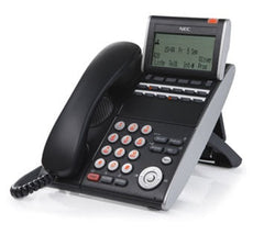 NEC ITL-12D-1 (BK) - DT730 - 12 Button Display IP Phone Black Stock# 690002  Part# BE106993 ~ Factory Refurbished