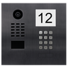 Doorbird IP Video Door Station D2101IKH, For single-family houses and commercial buildings with 1 unit Info Module, Keypad Module, 1 Call Button