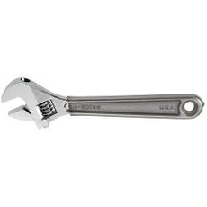 Klein Tools 4" Adjustable Wrench  Standard Capacity, Plastic-Dipped Handles Stock# D506-4
