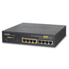 PLANET GSD-804P 10" 8-Port 10/100/1000 Gigabit Ethernet Switch with 4-Port 802.3af PoE Injector, Stock# GSD-804P