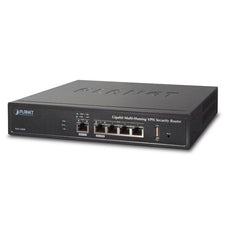 PLANET MH-3400 Gigabit Multi-Homing VPN Security Router, 5-Port Gigabit for LAN/WAN/DMZ, 200 IPSec & 60 PPTP VPN tunnels, Firewall, QoS, IPv6, 3G/3.5G USB Load Balance & Fail-over, Stock# MH-3400