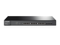 JetStream 12-Port 10GBase-T Smart Switch with 4 10G SFP+ Slots, Stock# T1700X-16TS