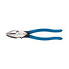 Klein Tools 9" High-Leverage Side-Cutting Pliers - Connector Crimping Stock# D2000-9NECR