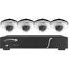 Speco 4 CH Plug-and-Play NVR 1080p, 120FPS, 1TB w/ 4 Outdoor IR Dome 3.7mm lens, Stock# ZIPL4D1