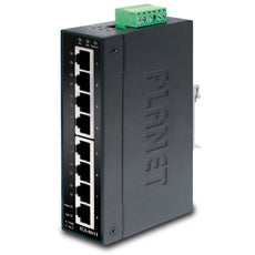 PLANET IGS-801T IP30 Slim type 8-Port Industrial Gigabit Ethernet Switch (-40 to 75 degree C), Stock# IGS-801T