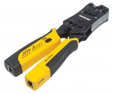 Intellinet Universal Modular Plug Crimping Tool and Cable Tester, ICT-MF5C, Stock# 780124