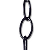 Valcom V-1093-BK 6-Foot Extension Chain for Pendant Speakers, Stock# V-1093-BK