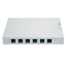 ICC SURFACE MOUNT BOX, 12-PORT, WHITE Stock# IC107SBTWH