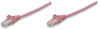 INTELLINET/Manhattan 392792 Network Cable, Cat6, UTP 10 ft. (3.0 m), Pink (40 Packs), Stock# 392792