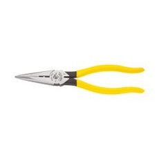 Klein Tools 8" Heavy-Duty Long-Nose Pliers - Side-Cutting & Wire Stripping Stock# D203-8N
