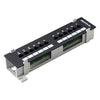 Suttle 12-port Category 6, Wall Mount Patch Panel