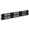 ICC PATCH PANEL, BLANK, 24-PORT FLUSH, 2 RMS Stock# IC107BP024