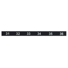 ICC PATCH PANEL NUMBERING STRIPS, 25-144 Stock# ICMPPLS144
